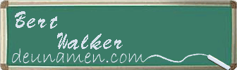 Bert Walker Visitenkarte